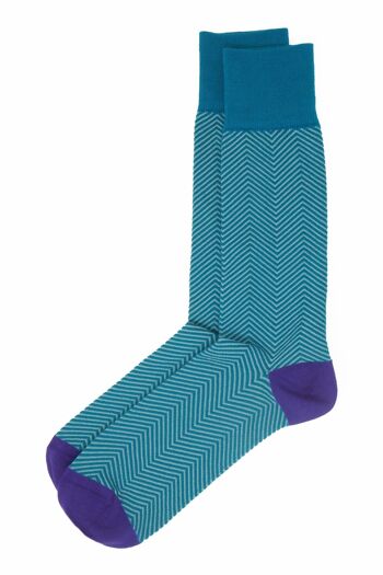 Chaussettes Homme Lux Taylor - Marine 3