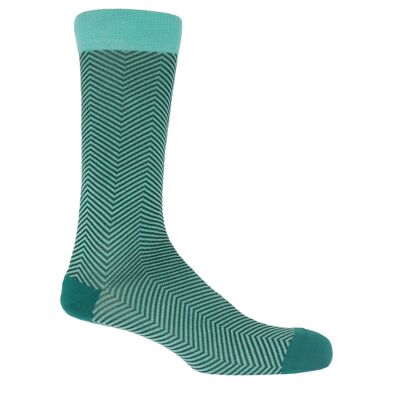 Chaussettes Homme Lux Taylor - Turquoise