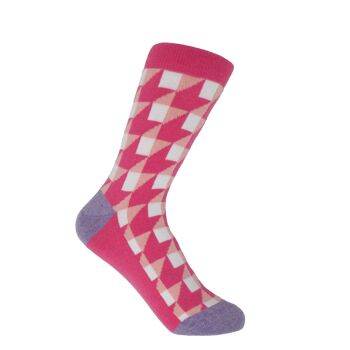 Chaussettes Femme Dimensional - Rose 1