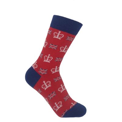 ÉDITION LIMITÉE Chaussettes Femme Coronation - Rouge