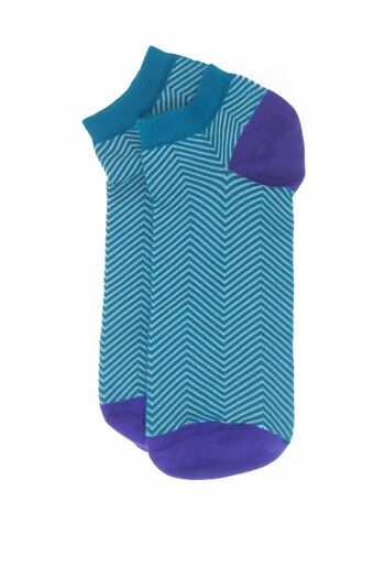 Chaussettes Homme Lux Taylor Trainer - Marine 3