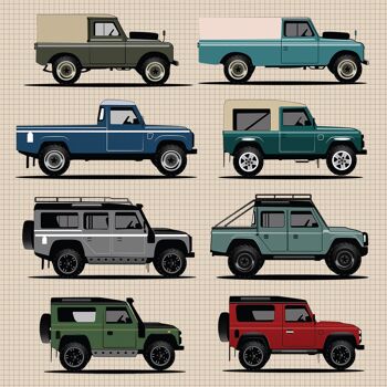 Carte de vœux Land Rover (150 x 150 vierge) 2