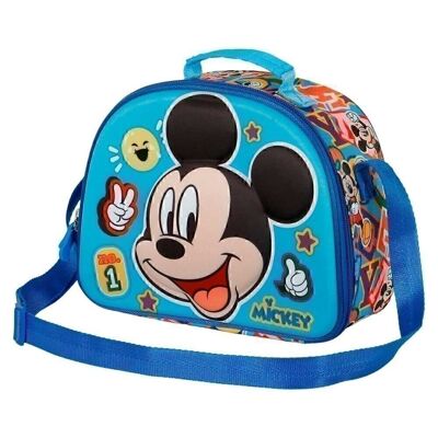 Disney Mickey Mouse Blissy-3D Snack Bag, Orange