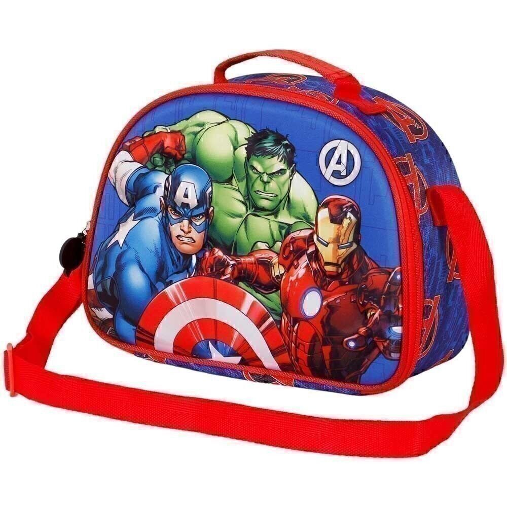 Borsa per il pranzo Marvel The Avengers Bros-3D, blu