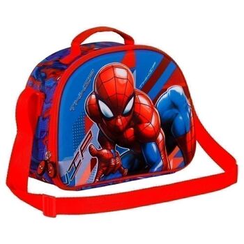 Marvel Spiderman Skew-3D Sac à goûter Bleu 3