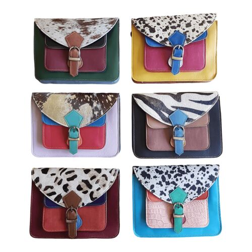 Leather animal print bag Novi