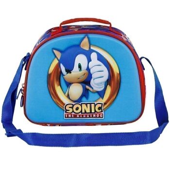 Sega-Sonic Play-Lunch Bag 3D, Bleu 2