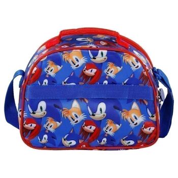 Sega-Sonic Play-Lunch Bag 3D, Bleu 4