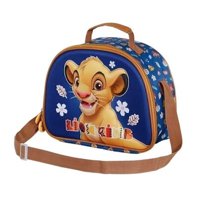 Disney The Lion King Little Face 3D Lunch Bag, Blue