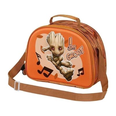 Marvel I am Groot Soundtrack-Bolsa Portamerienda 3D, Multicolor