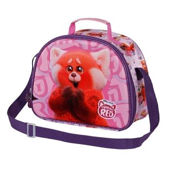 Disney Rouge Yaay-3D Sac à goûter Rose 1