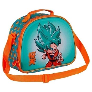 Dragon Ball (Dragon Ball) Blue-Lunch Bag 3D, Multicolore 3