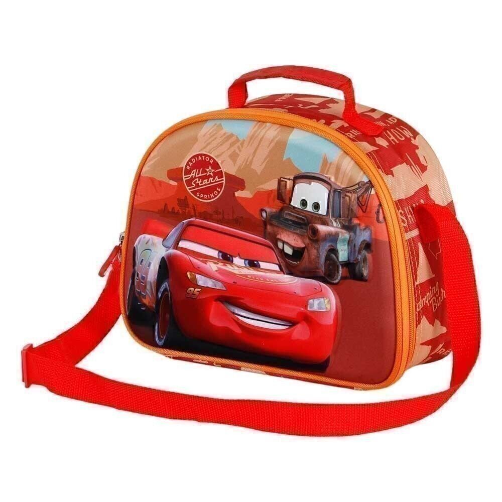 Disney Cars 3 Desert Road-3D Borsa per il pranzo, multicolore