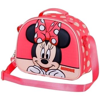 Disney Minnie Mouse Bobblehead-3D Sac à déjeuner Rose 1