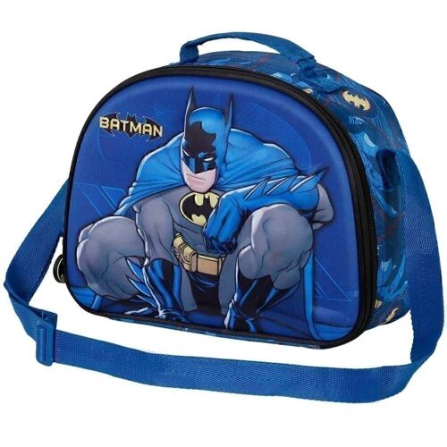 DC Comics Batman Night-Bolsa Portamerienda 3D, Azul