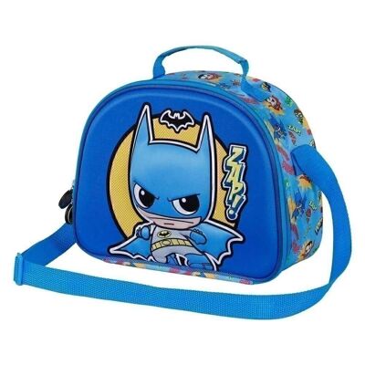 DC Comics Batman Zap-Bolsa Portamerienda 3D, Multicolor