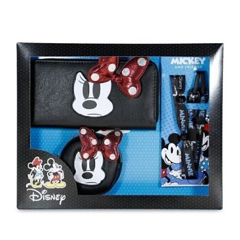 Disney Minnie Mouse Angry-Pack avec portefeuille + sac à main + accessoire, multicolore 2