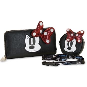 Disney Minnie Mouse Angry-Pack avec portefeuille + sac à main + accessoire, multicolore 3