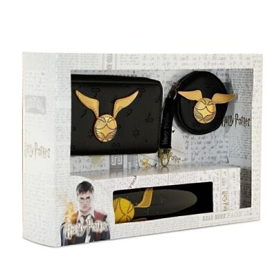 Harry Potter Wings-Pack with Wallet + Bottle + Complement, Black
