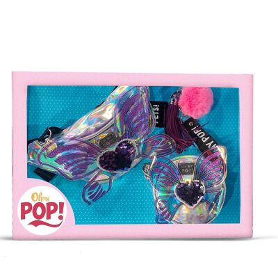 Oh My Pop! Wings-Pack con Riñonera + Complemento, Plateado