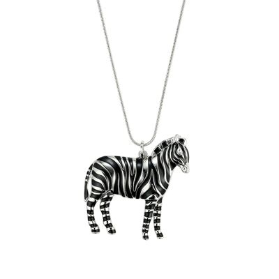 Odda zebra necklace