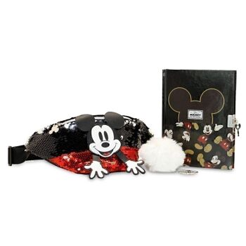 Disney Mickey Mouse Shy-Pack avec sac banane + accessoire, rouge 2
