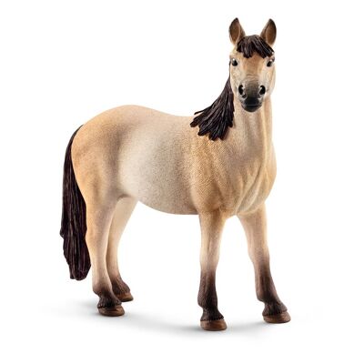 SCHLEICH Farm World Figurine de jument Mustang Marron clair 3 à 8 ans (13806)