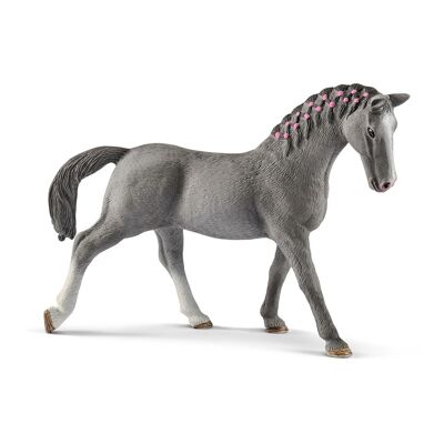 SCHLEICH Horse Club Trakehner Mare Toy Figure, 5 to 12 Years, Gray (13888)