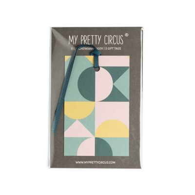 5 "Shapes" gift tags