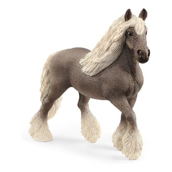 SCHLEICH Farm World Silver Dapple Mare Figurine Jouet, 3 à 8 Ans, Marron/Blanc (13914)