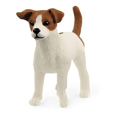SCHLEICH Farm World Jack Russell Terrier Spielfigur, 3 bis 8 Jahre, Braun/Weiß (13916)