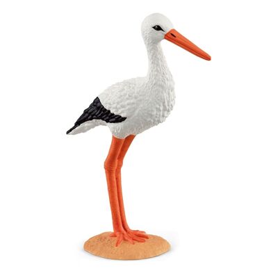 SCHLEICH Farm World Stork Toy Figurine, 3 à 8 ans, Multicolore (13936)