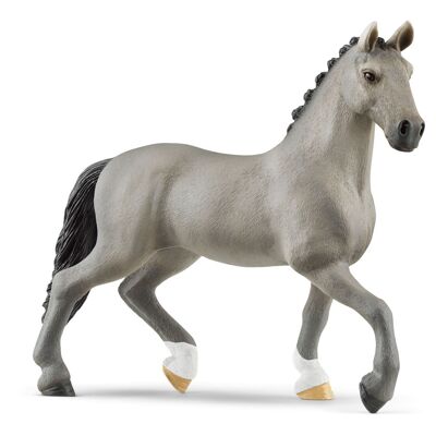 SCHLEICH Horse Club Selle Francais Stallion Toy Figure, 5 to 12 Years, Gray (13956)