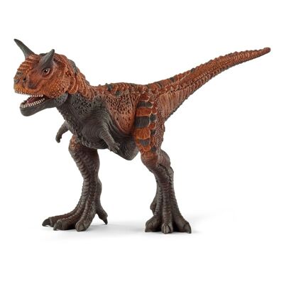 SCHLEICH Dinosaurier Carnotaurus Spielfigur, 4 bis 12 Jahre, Orange/Grün (14586)