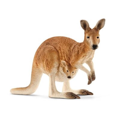 SCHLEICH Wild Life Figurine kangourou 3 à 8 ans (14756)