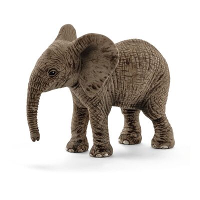 SCHLEICH Wild Life Figurine de veau d'éléphant d'Afrique, 3 à 8 ans (14763)