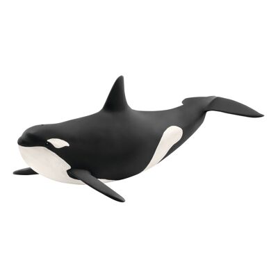 SCHLEICH Wild Life Killer Whale Toy Figure, Black/White, 3 to 8 Years (14807)