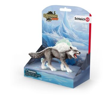 SCHLEICH Eldrador Snow Wolf Figurine (42452) 1