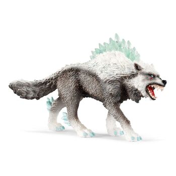 SCHLEICH Eldrador Snow Wolf Figurine (42452) 2
