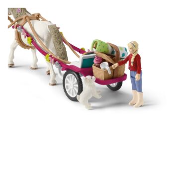 SCHLEICH Horse Club Petite calèche pour le grand concours hippique, 5 à 12 ans, multicolore (42467) 3