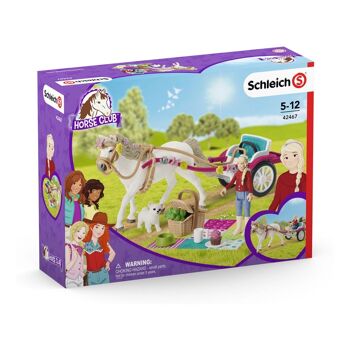 SCHLEICH Horse Club Petite calèche pour le grand concours hippique, 5 à 12 ans, multicolore (42467) 5