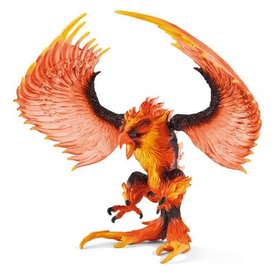 SCHLEICH Eldrador Creatures Fire Eagle Toy Figure, da 7 a 12 anni, multicolore (42511)