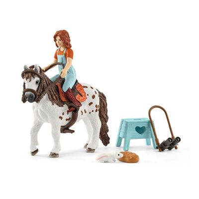 SCHLEICH Horse Club Mia & Spotty - Set di personaggi giocattolo, multicolore, da 5 a 12 anni (42518)