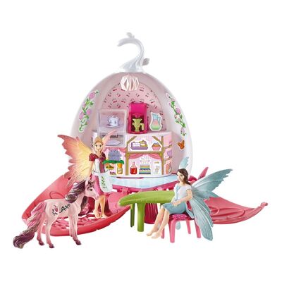 SCHLEICH Bayala Fairy Cafe Blossom Playset giocattolo, unisex, da 5 a 12 anni, multicolore (42526)