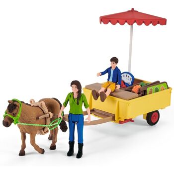 SCHLEICH Farm World Sunny Day Mobile Farm Stand Set de figurines, 3 à 8 ans, Multicolore (42528) 2