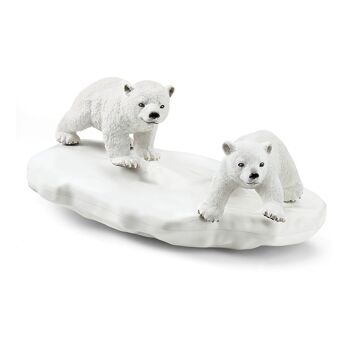 SCHLEICH Wild Life Polar Playground Toy Figure Set, 3 à 8 ans, Blanc/Gris (42531) 2