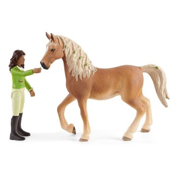 SCHLEICH Horse Club Sarah & Mystery Toy Figure Set, Unisexe, 5 à 12 Ans, Multicolore (42542) 2