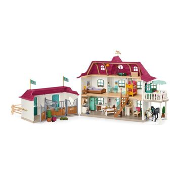 SCHLEICH Horse Club Lakeside Country House and Stable Toy Playset Mixte 5 à 12 ans Multicolore (42551) 2
