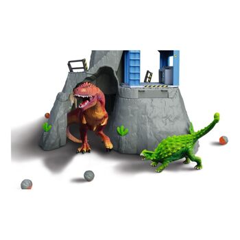 SCHLEICH Dinosaure Volcano Expedition Base Camp Toy Playset, Unisexe, 4 à 10 ans, Multicolore (42564) 3