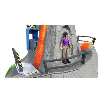 SCHLEICH Dinosaure Volcano Expedition Base Camp Toy Playset, Unisexe, 4 à 10 ans, Multicolore (42564) 5